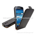 PU leather vertical Flip Leather Case Pouch Cover for Samsung Galaxy S V S5 I9500X